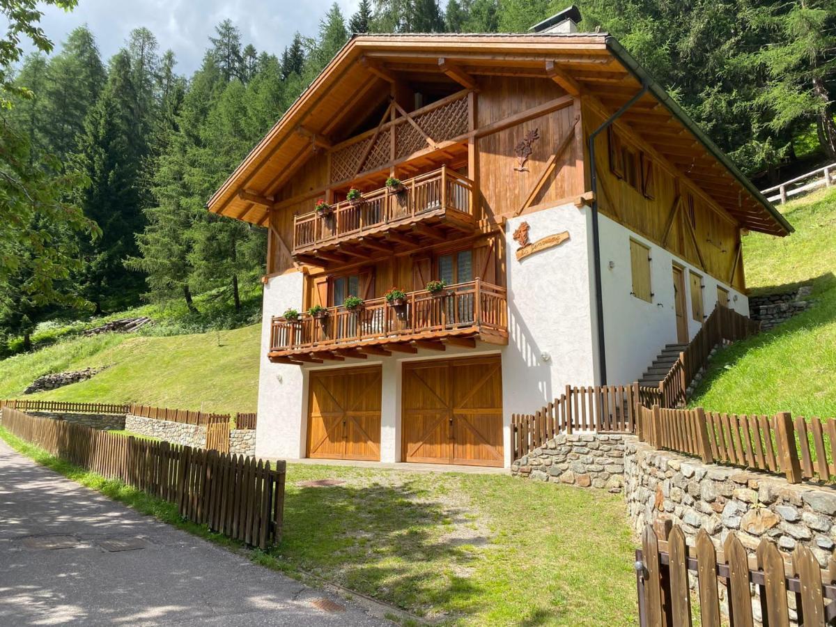 Ferienwohnung Maso Genziana Bagni di Rabbi Exterior foto